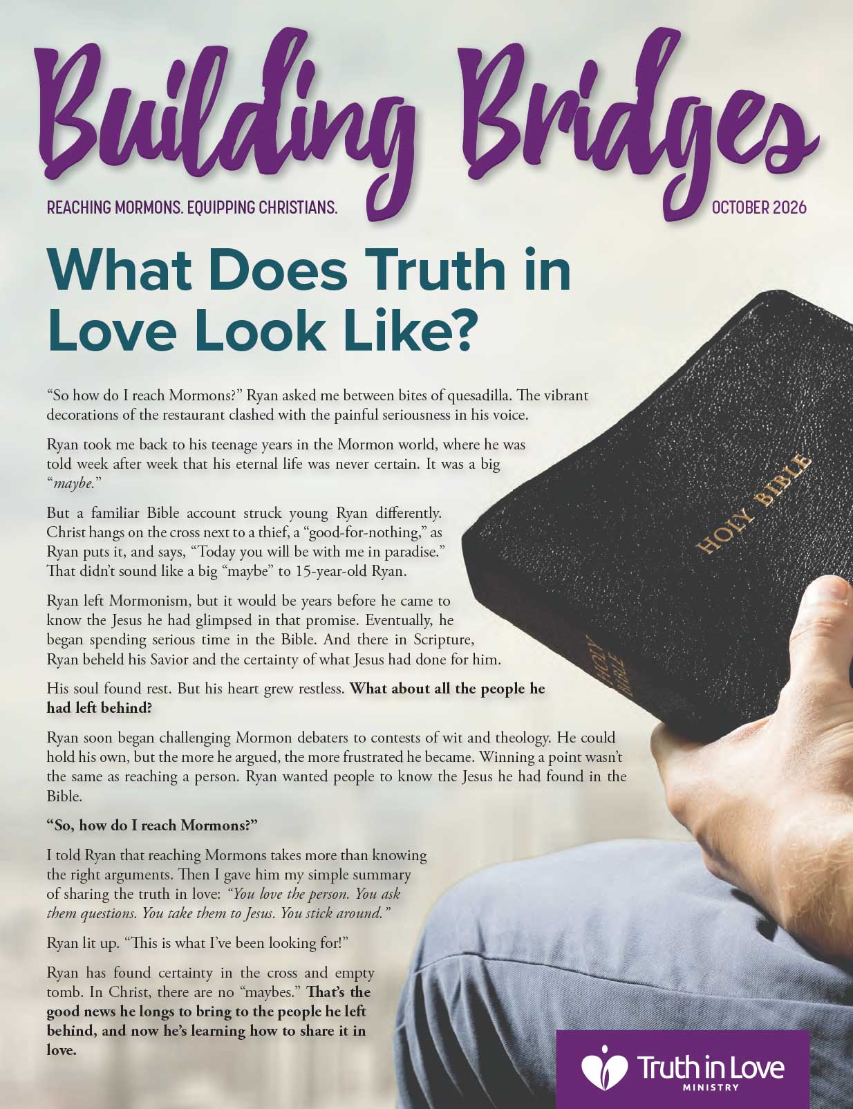 Cover of October 2026 Newsletter